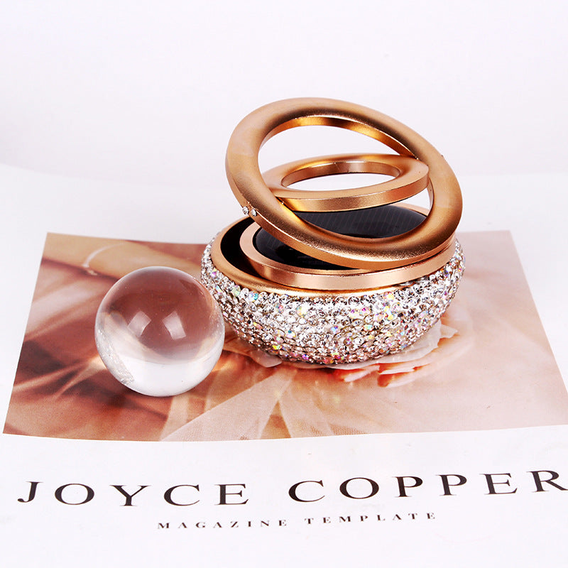 Solar Dual-ring Magnetic Levitation Car Aroma Diffuser