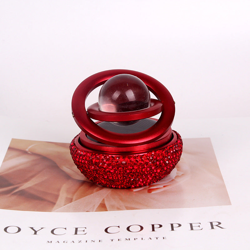 Solar Dual-ring Magnetic Levitation Car Aroma Diffuser